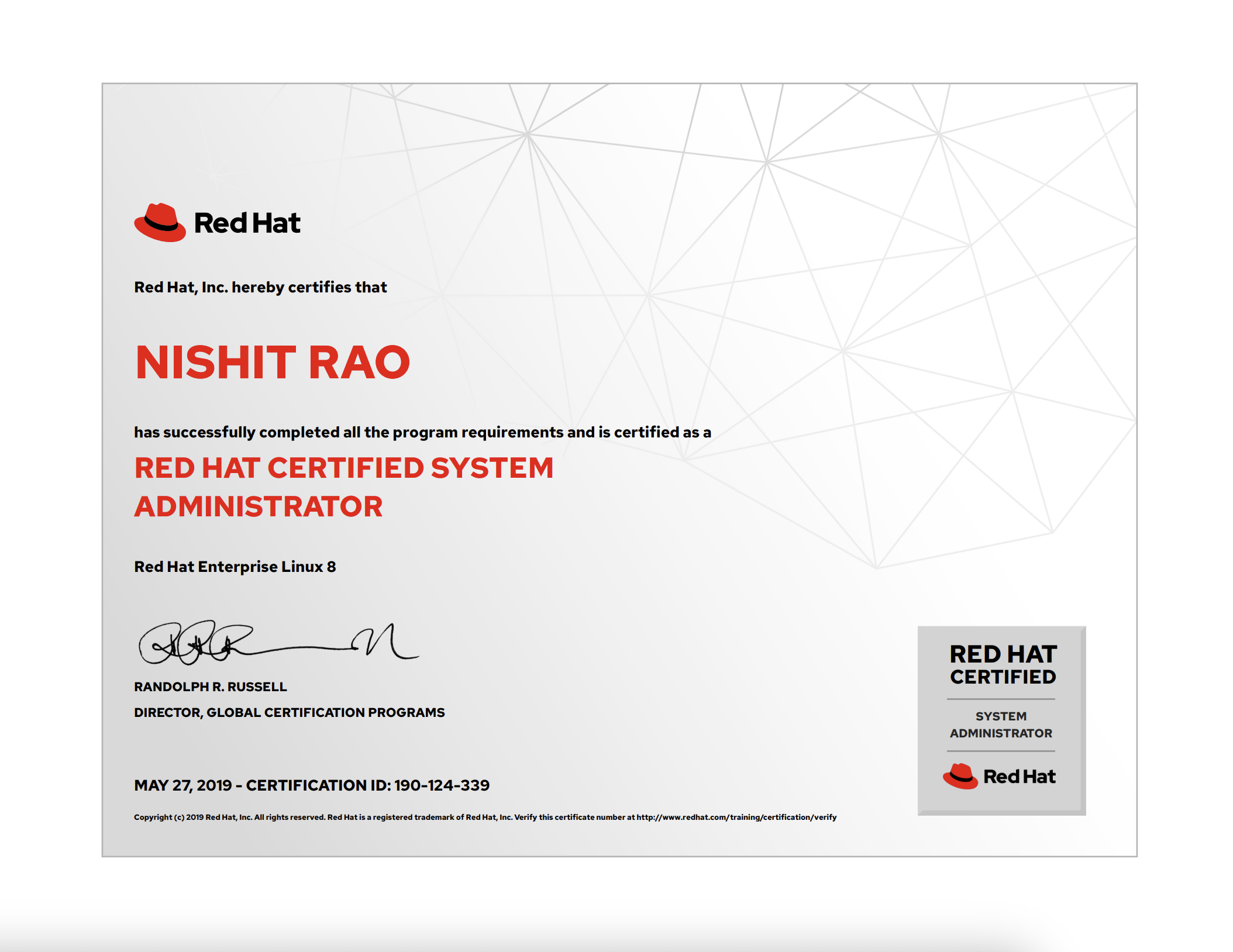 Red Hat Certified System Administrator